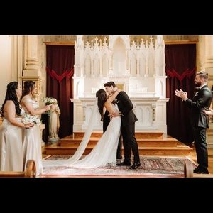 Alexandra Grecco signature cathedral length veil